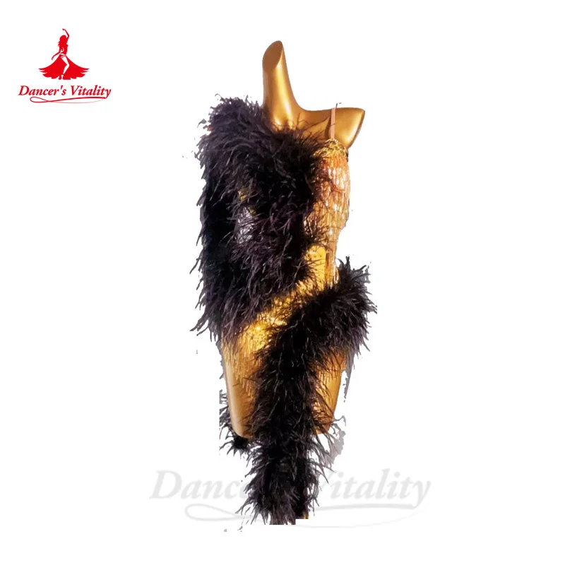 Женское платье для латиноамериканских танцев Eather Rumba Chacha competitton юбка латинских на