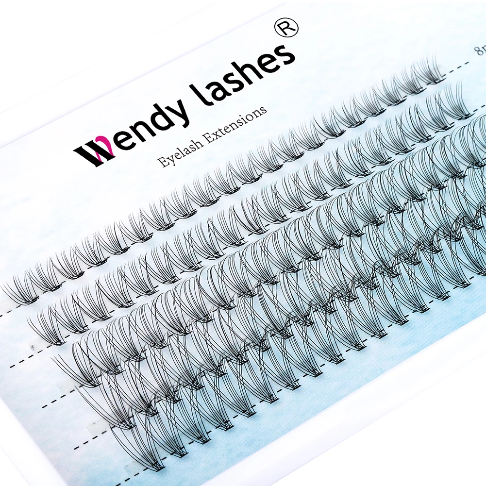 

10D Budles lash DIY Clusters Eyelash Extension Dovetail Segmented Lashes 48 Volume Natural Segmented Eyelashes Bundles