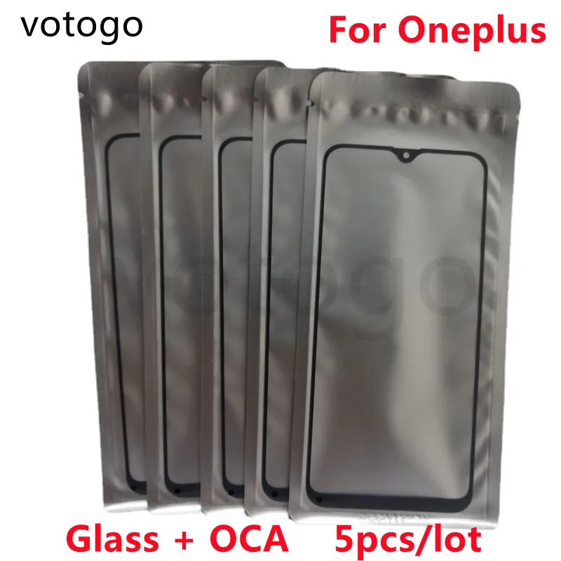 

5Pcs Outer Glass Touch Screen + OCA Glue For Oneplus 3 3T 5 5T 6 6T 7 7T 8 8T Pro 9 9R LCD Display Digitizer Panel Lens Replace