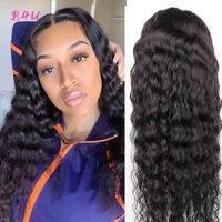 Brazilian Human Hair Wigs For Black Women Loose Deep Wave Lace Frontal Wig Pre Plucked Remy Lace Front Wig Deep Curl Closure Wig