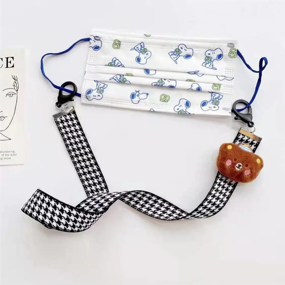 

Anti-lost Eyeglasses Chain Creative Mask Chain Cartoon Brown Bear Sunglasses Holder Strap Net Red Fashion Home Accessories