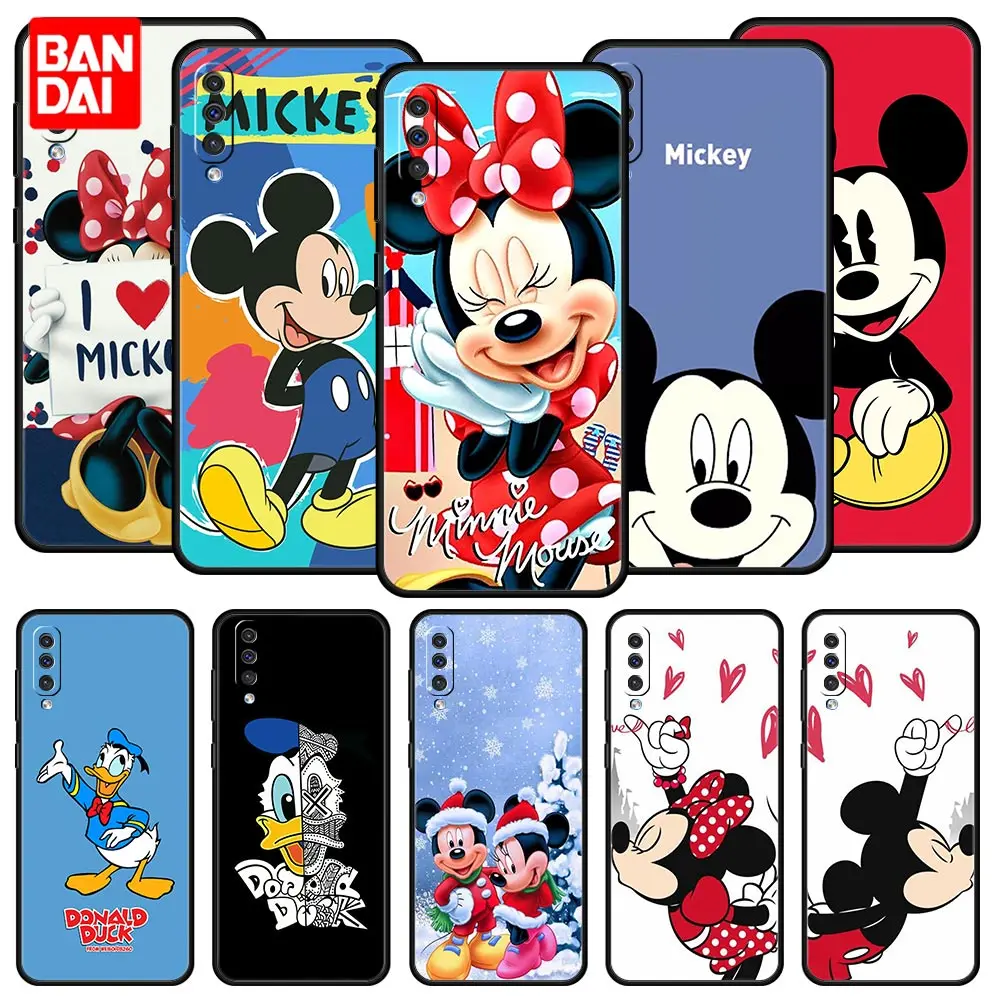 

Cartoon Disney Mickey Case for Samsung Galaxy A03 A13 A31 A50 A51 A52 A30 A70 A71 A32 Note 20 Ultra 5G Cover Capa Silicone Black