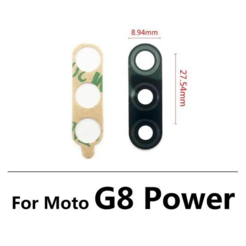 Стекло задней камеры для Moto E7 E6s E5 G8 Plus Play Power Lite One Vision Fusion Hyper Zoom Объектив задней камеры с клеем (art.: 3920ca4fe6cbd) - 3920ca4fe6cbd