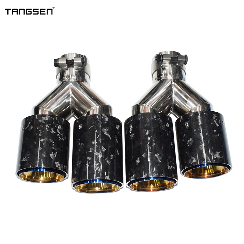 Насадки для двойного глушителя Fro BMW Y Outlet 92 универсальная выхлопная труба из