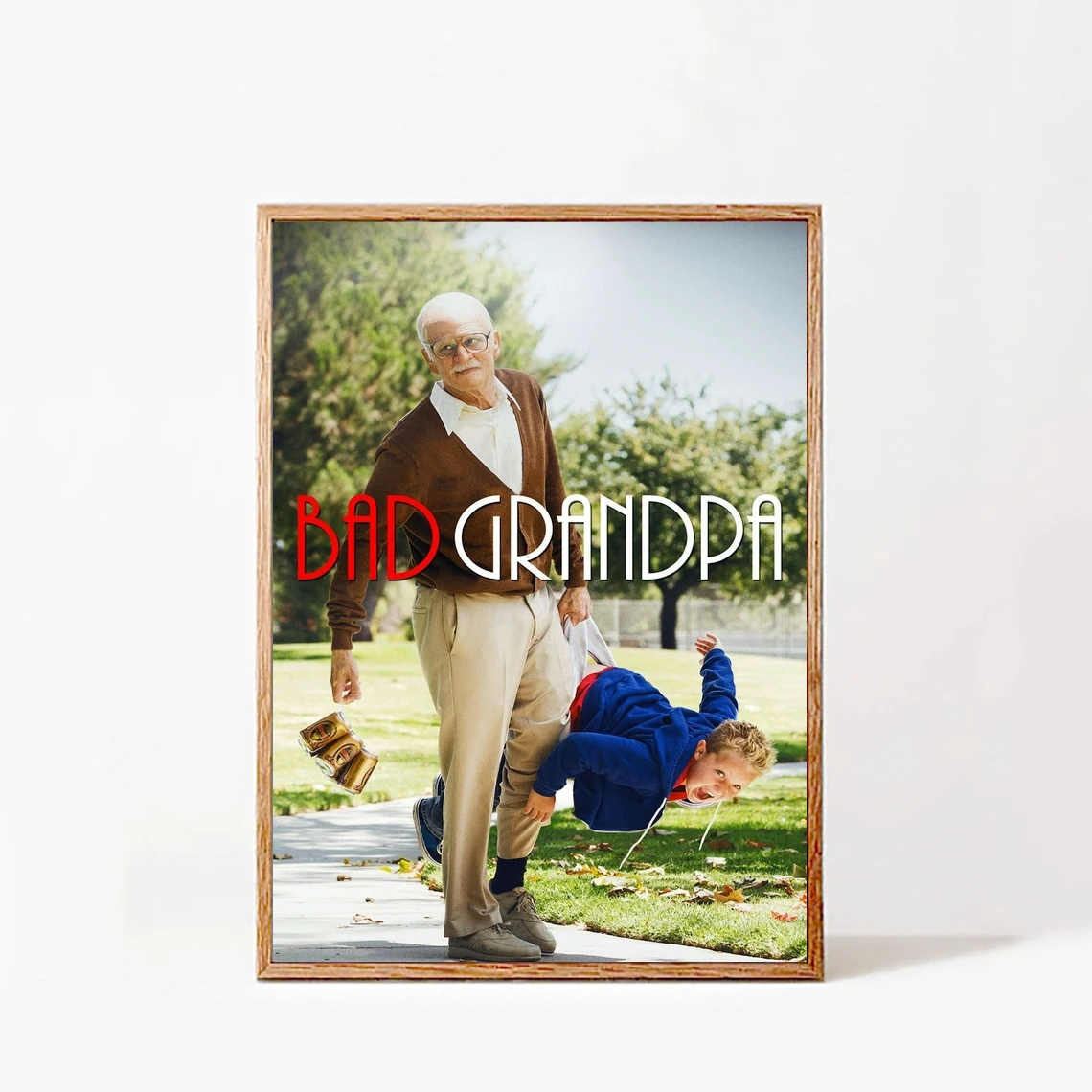 

Jackass Presents Bad Grandpa (2013) Movie Poster Cover Art Photo Print Apartment Home Decor Wall Painting (Unframed)