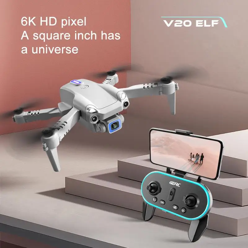 Мини-Квадрокоптер V20 складной с HD-камерой Wi-Fi 360 градусов |