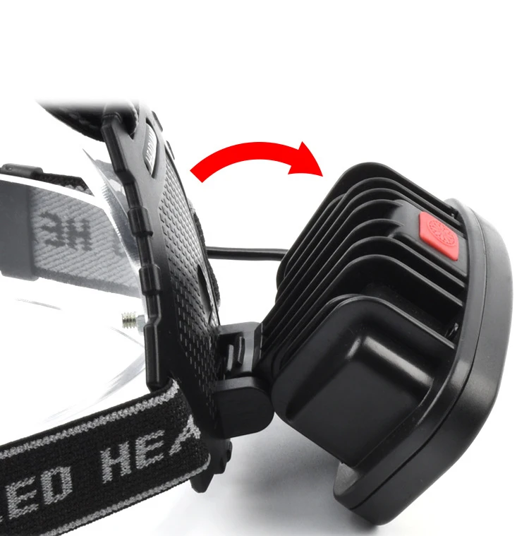 Đèn Rọi Ray COB Đèn Pha Nhiều Chiếu Sáng 1000LM USB Sạc Đèn LED Góc Rộng Đầu Đèn Sử Dụng 2*18650 Pin