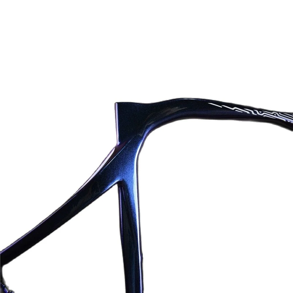 

30 Colors Disc Brake Blue Chameleon Gravel Bike Frameset Grevil Carbon Road Frame and Handlebar