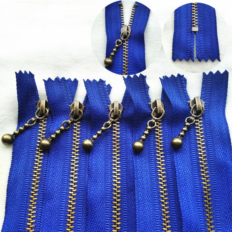 Классическая Бронзовая капельница высокое качество закрытая Хвостовая молния 3