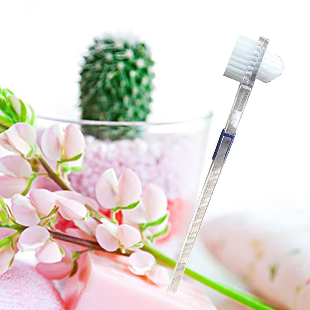 

1pc Denture Brush False Brush Denture Cleaner Tool Denture Brush False Cleaning Tool Denture Cleaning Brush