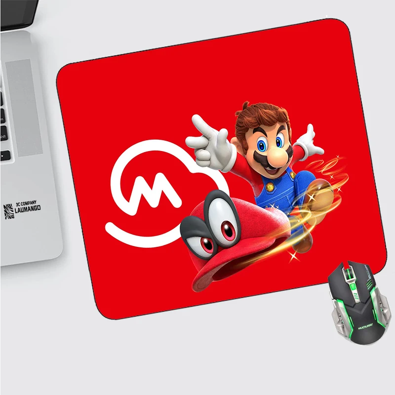 

Пользовательский Коврик для мыши, коврик для клавиатуры в стиле Super Mario, для ПК, игрового шкафа, аксессуары для игр, коврики, мини-коврик для м...