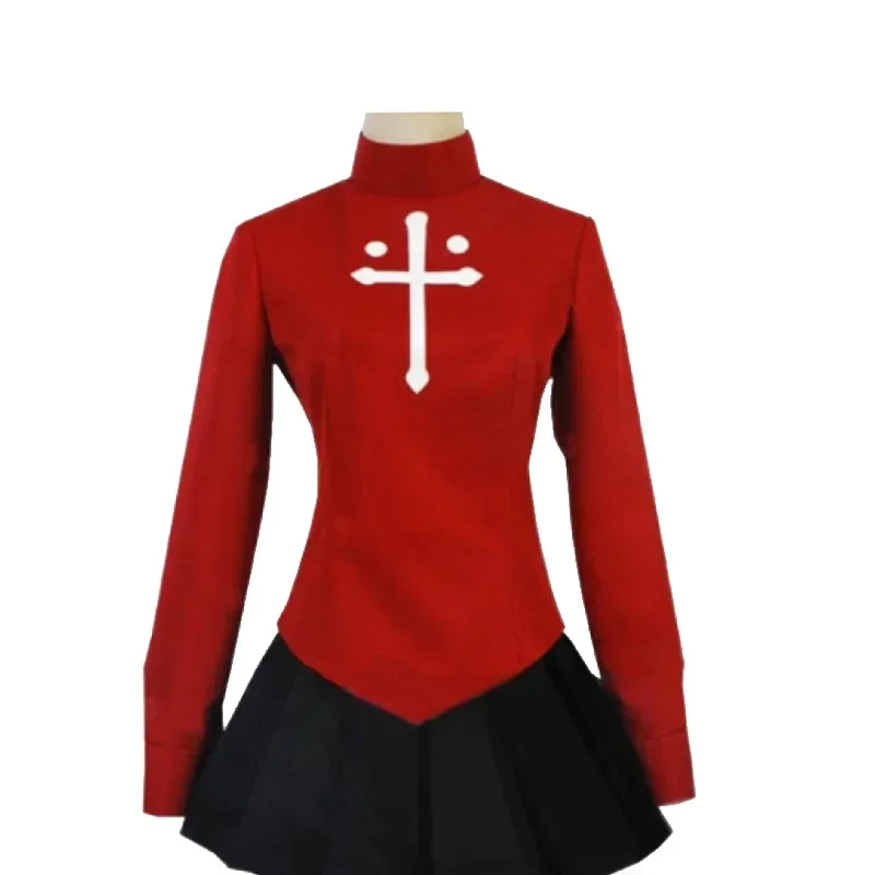 Аниме 《Fate/stay Night》Косплей Тосака Рин Костюм