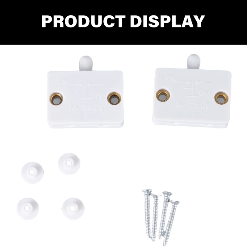 Пара встроенных кабельных выключателей для ламп. Удобство работы с набором