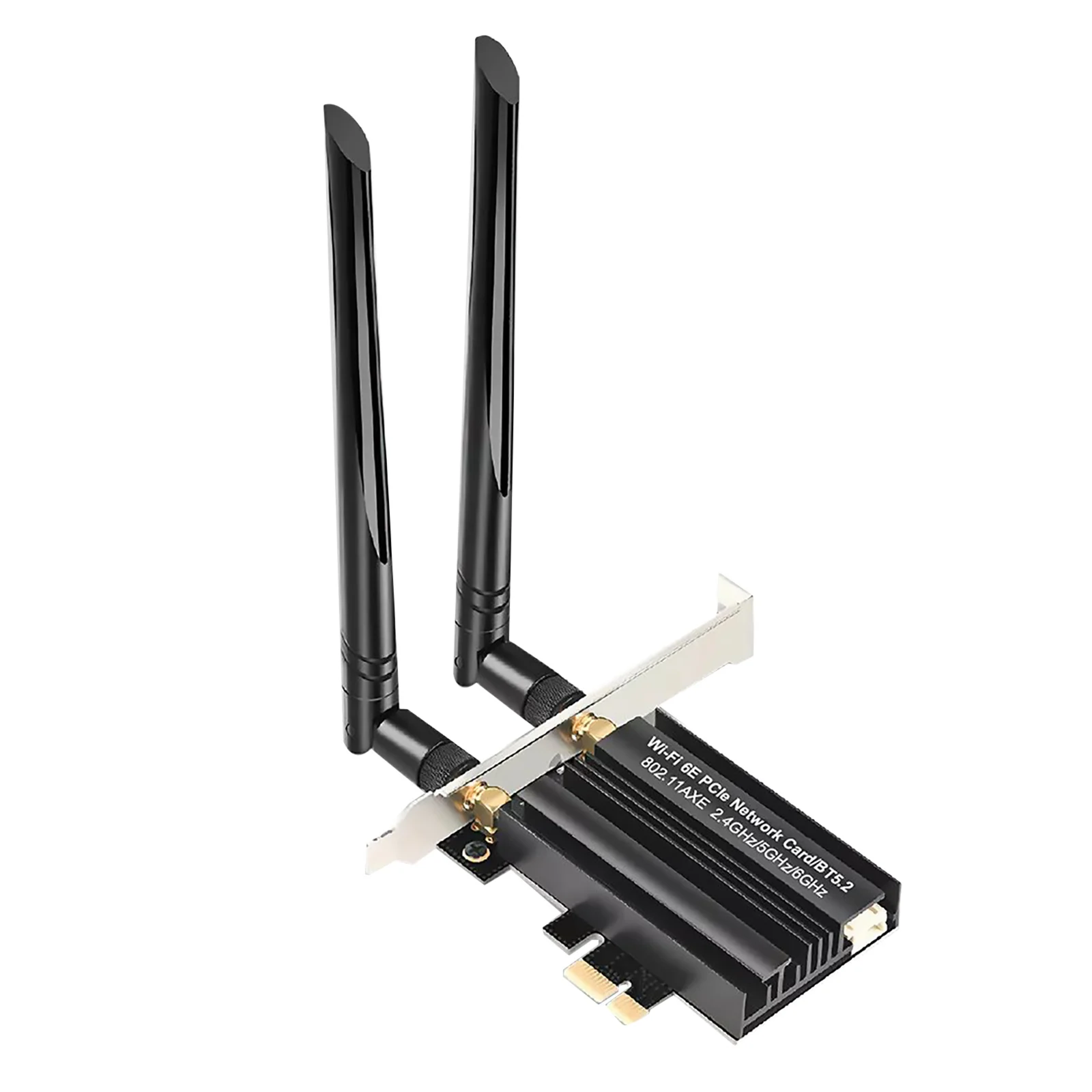 Фото Игровой адаптер PCI-E Wi-Fi 6E для Intel AX5400 PCIe, беспроводная сетевая карта Bluetooth 5,2 2,4 ГГц/5,8 ГГц/6 ГГц 802.11AX для Win11/10 №2