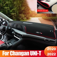 for changan uni t 2020 2021 2022 car dashboard sun shade cover pad instrument panel desk non slip mat interior accessories