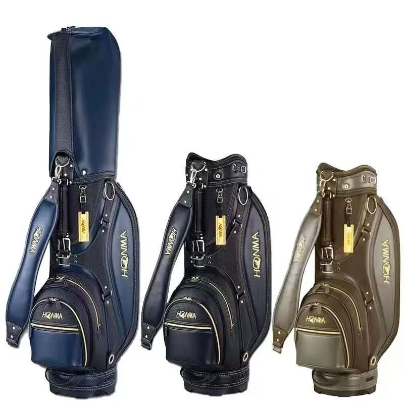 

Professional Honma Golf Stand Bags 3 Colour Standard Waterproof PU Travel Sport Package Large Capacitytraining Accessory