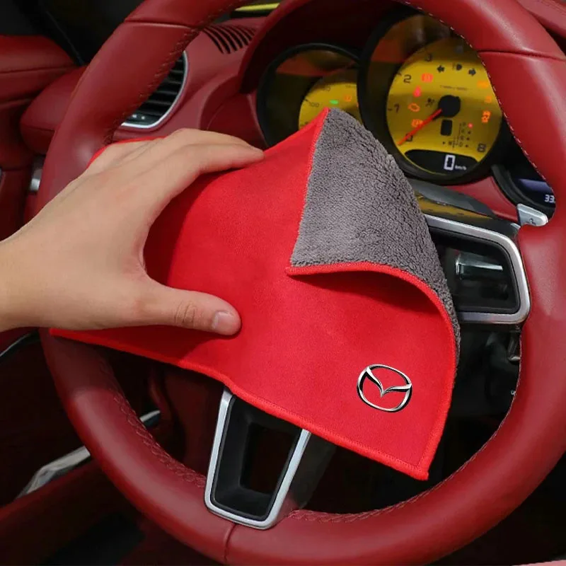 1 шт. замшевое флисовое полотенце из микрофибры тряпка для стайлинга автомобиля