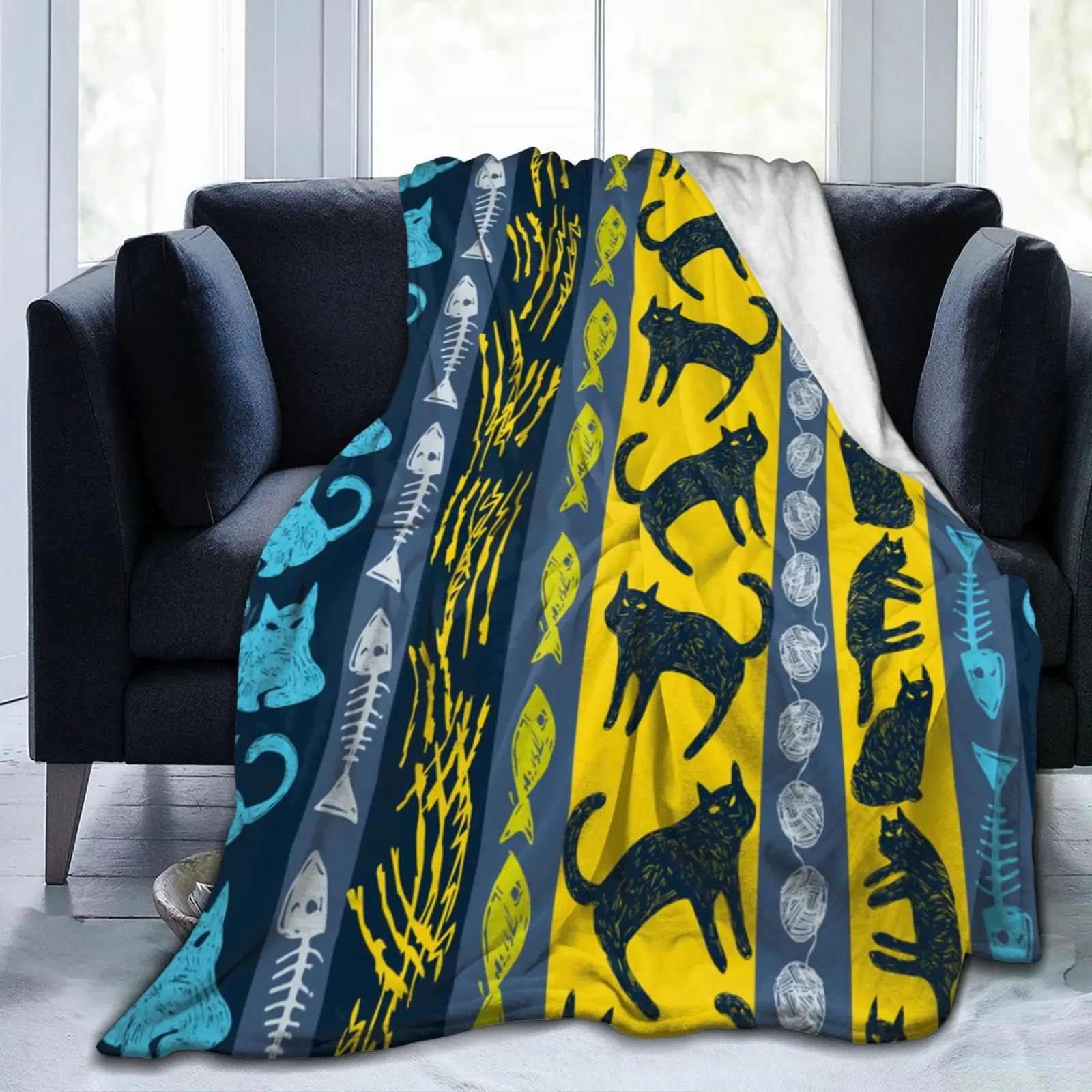 

Cat Blanket Pet Plush Soft Blanket Pet Sofa Blanket Bed Blanket Warm Flannel Blanket Cat Fleece Blanket Cat Adult Blanket
