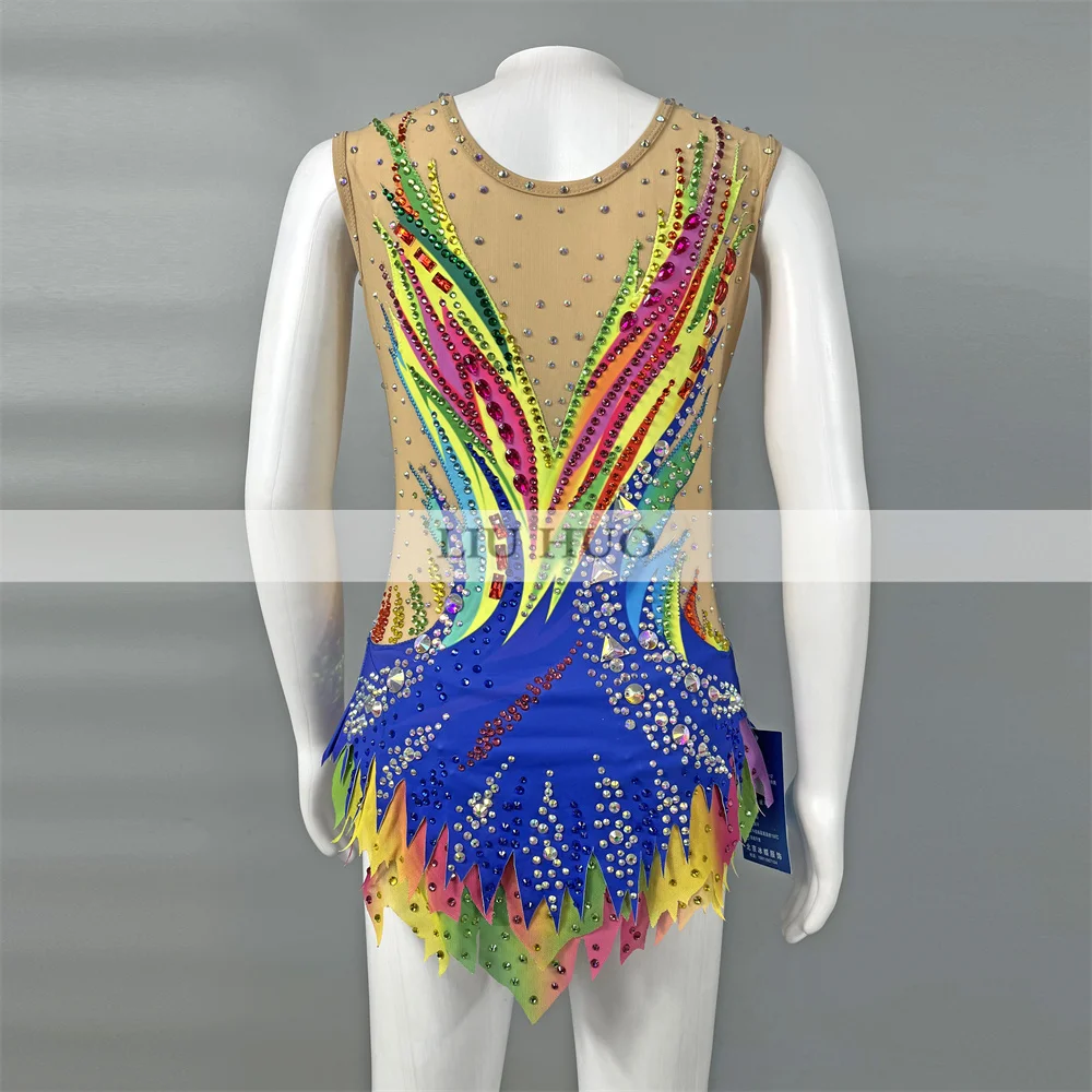 Женский костюм для выступлений LIUHUO с длинным рукавом трико соревнований по