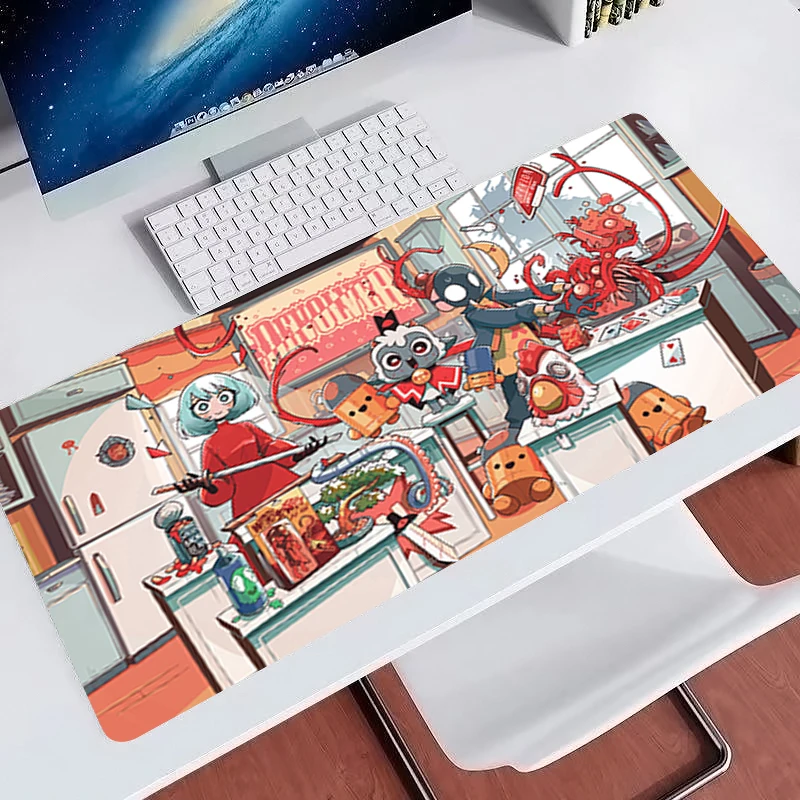 Фото Коврик для мыши Hot Mouse Pad C-cult of the L-lamb, профессиональный игровой коврик для клавиатуры, нескользящий, с фиксированными краями, из прочной ткани, для ноутбука, игровой коврик для мыши №3