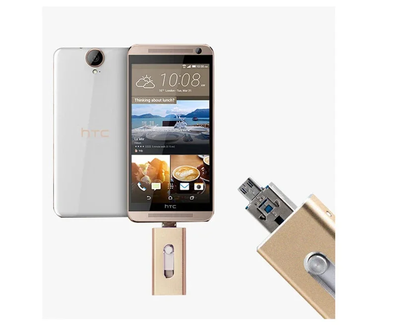 Флэш-накопитель OTG iFlash 128 ГБ Cle USB 3.0 256 1 ТБ для iPhone 11 iPad iPod iOS Android Phone