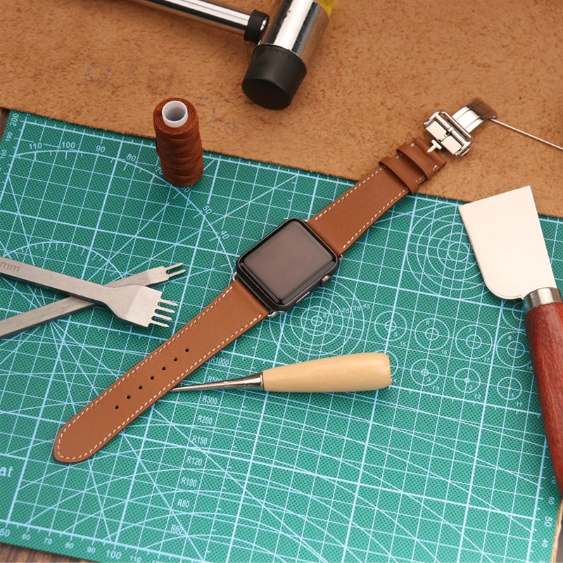 Bracelet for Apple Watch Ultra Band Series 8 7 6 5 4 3 2 SE Genunie Leather Correa Apple Watch 49mm 45 41 44 40 42 38 for iWatch