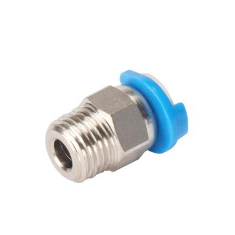 

PC4 01 Perforated Pneumatic Connector M10 1.75mm PTFE Tube Quick Plug J-Head