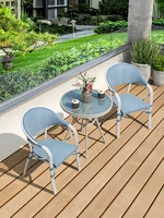 garden tables and chairs outdoor tables and chairs combination outdoor cafe courtyard leisure chair balcony rattan chair three p