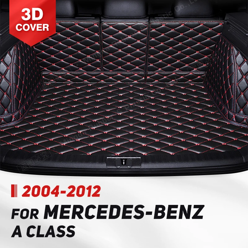 

Коврик для багажника с полным покрытием для Mercedes Benz A Class 2004-2012 11 10 09 08 07 06 05, Накладка для автомобильного чехла, аксессуары для защиты интерьера