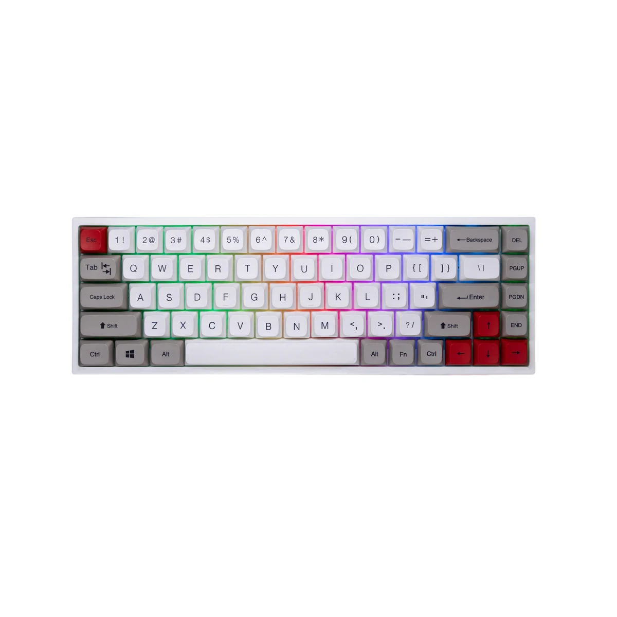

Gamakay TK68 65% Механическая игровая клавиатура с 3 режимами RGB 68 клавиш Gateron переключатель ASA/XDA профиль PBT колпачки горячая распродажа