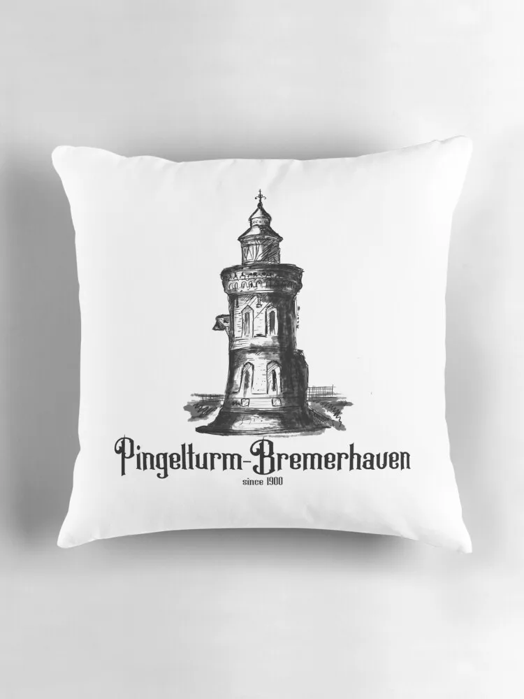 Pingelturm bremerhavu Leuchtturm маяк Германия декоративная подушка Роскошная искусственная