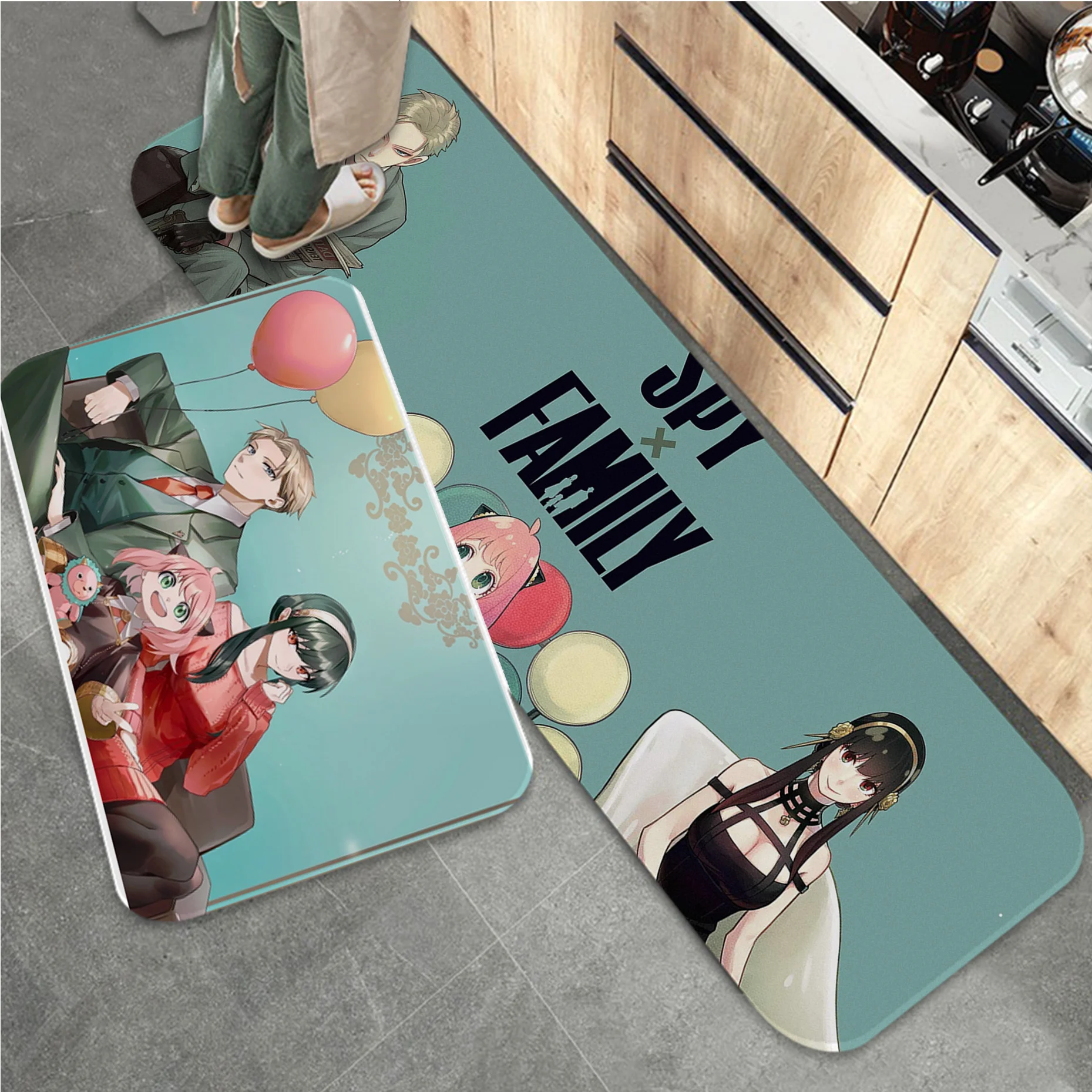 

Japan Anime Carpet SPY×FAMILY Floor Carpet Nordic Style Home Doormat Bathroom-Toilet Mats Bedroom Welcome Doormat