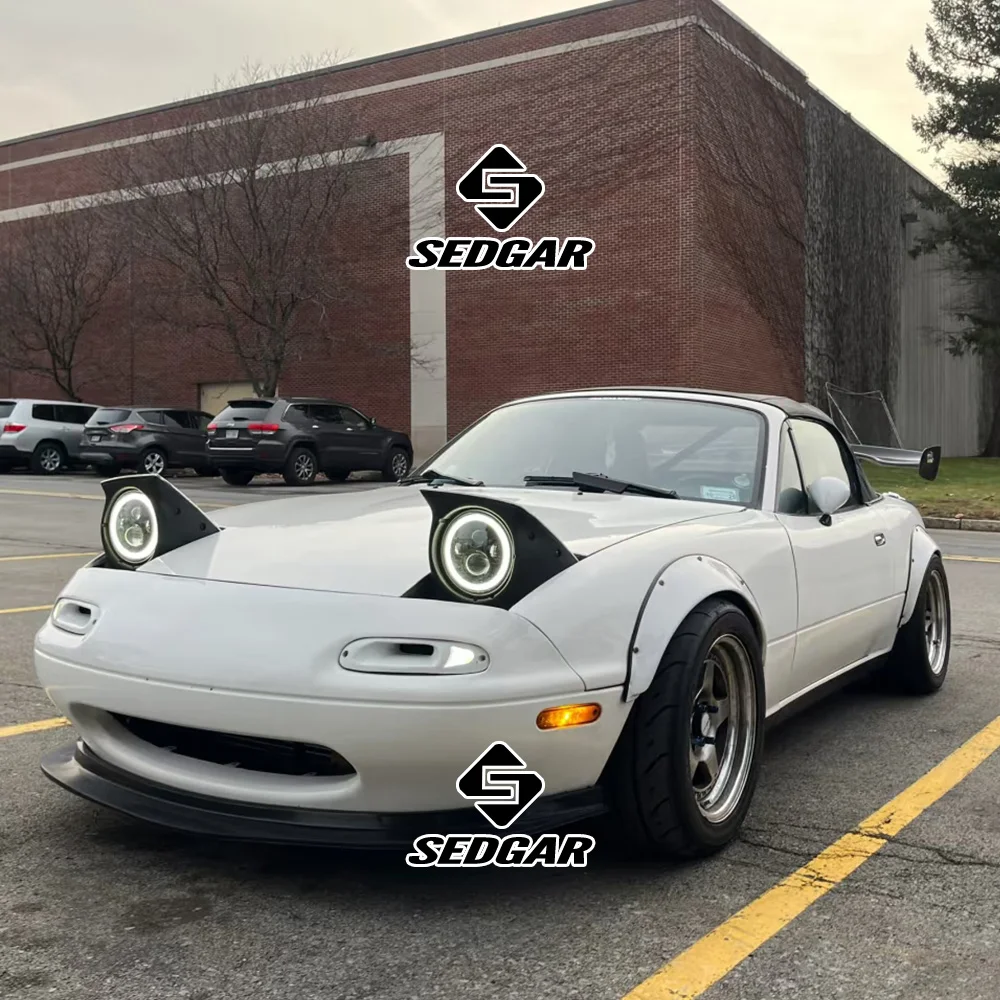 Фото Для Mazda MX5 mx-5 Roadster Miata NA NB NC ND GT Style 1989-2020, высококачественный спойлер из настоящего углеродного волокна, спойлер багажника, крыла №3
