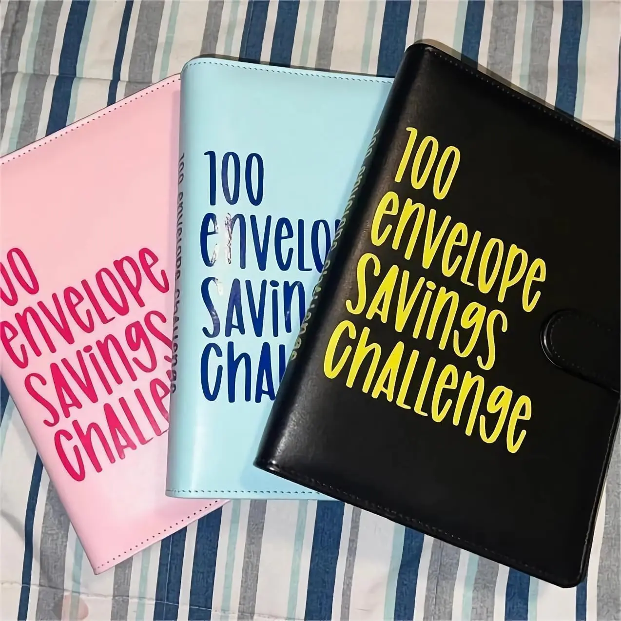 

100 Envelope Challenge Binder Easy and Fun Way to Save $5,050 Savings Book with Cash Envelopes Binder Planner Book for Budgeting