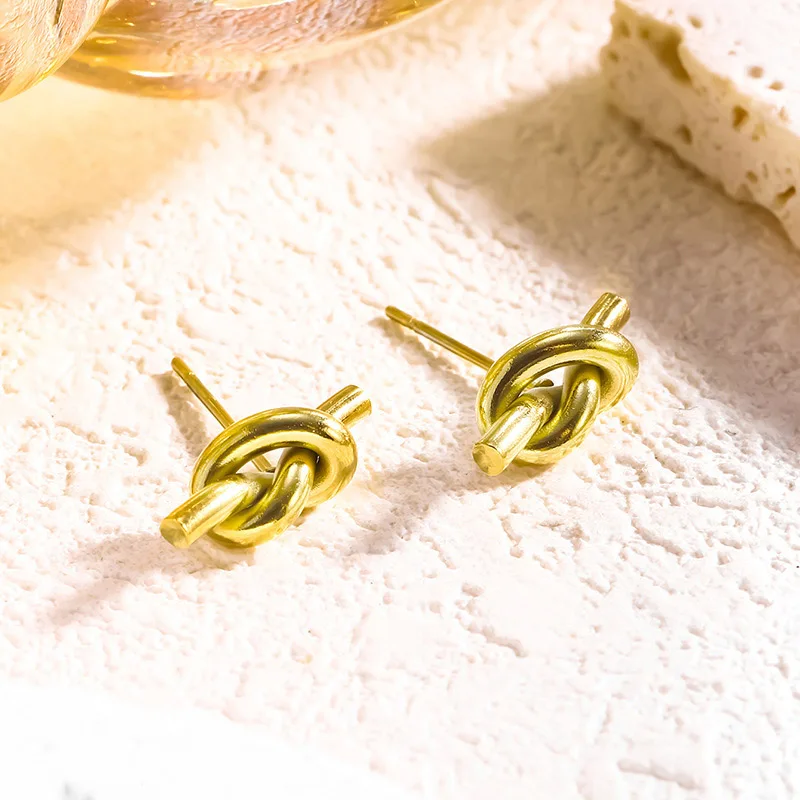 Женские серьги-гвоздики из нержавеющей стали PANGJERY