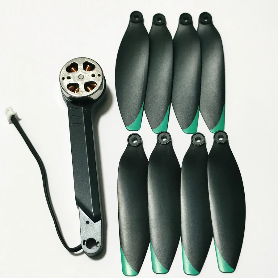 Задний моторный рычаг A2 + 8 шт. лопастных пропеллеров, комплект Leaft для мини бесщеточного дрона S138