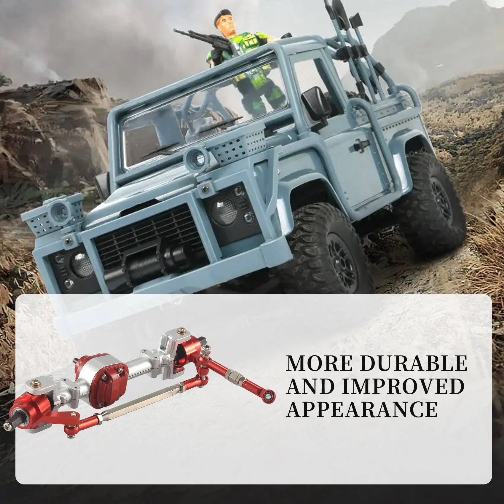 Передняя и задняя полная ось радиоуправляемого автомобиля для MN D90 D91 D96 D99S MN90 MN96