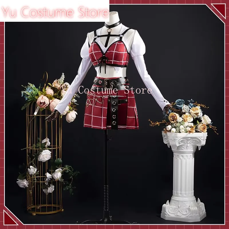 Yu костюм Kuzuha knkn Kanae косплей Vtuber прекрасная униформа платье Хэллоуин наряд для