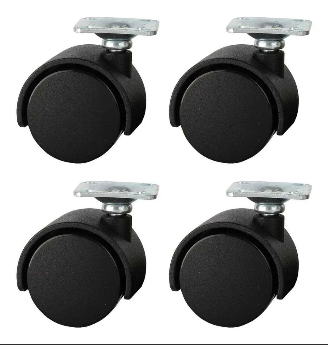 

4 PCs Swivel wheels 3 cm.(4,2 cm. total) furniture and chair