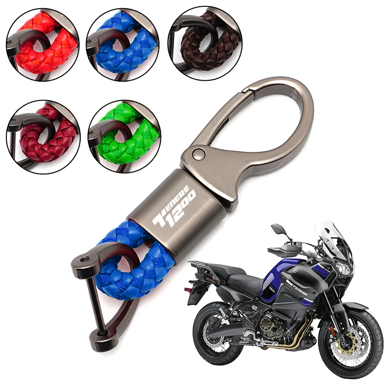 

For Yamaha Super Tenere 1200 XT Motorcycle Accessories Custom High Quality Alloy Keychain Fashion Braided Rope Moto Keyring