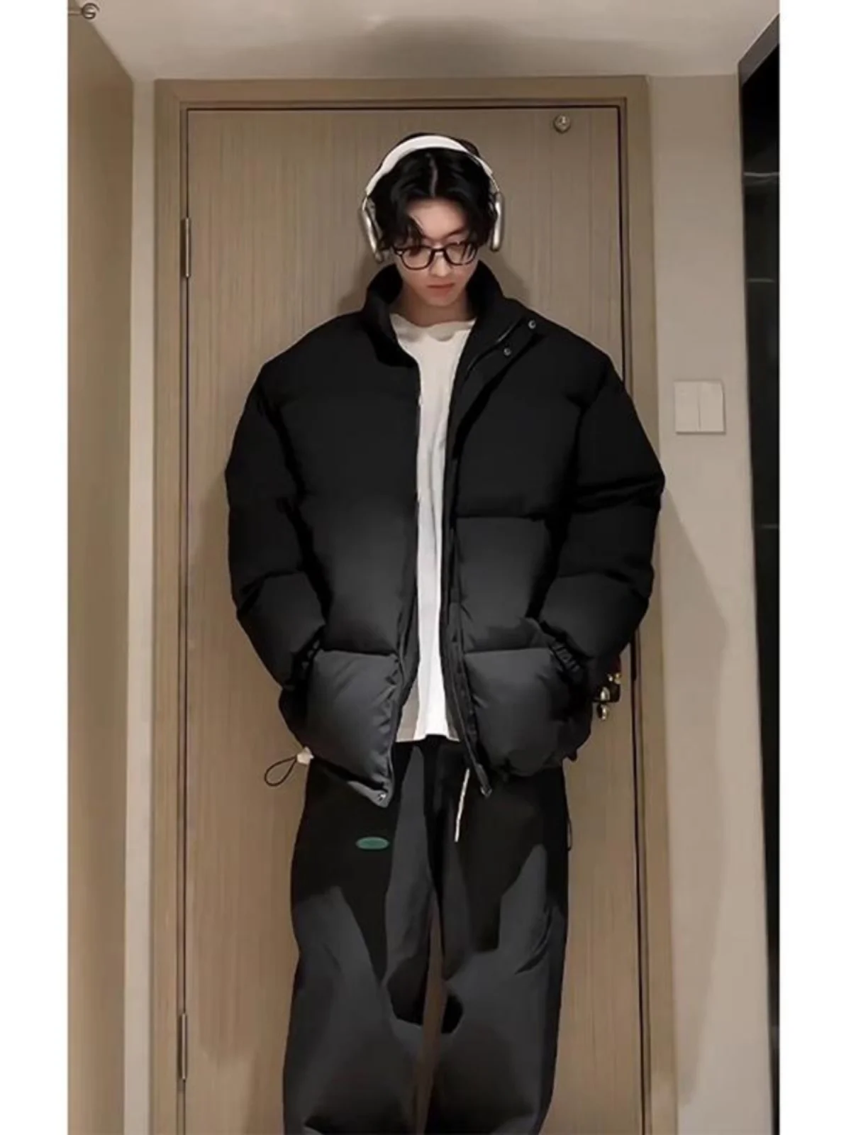 Короткий пуховик Cleanfit American High Street мужское зимнее утолщенное пальто с хлопковой