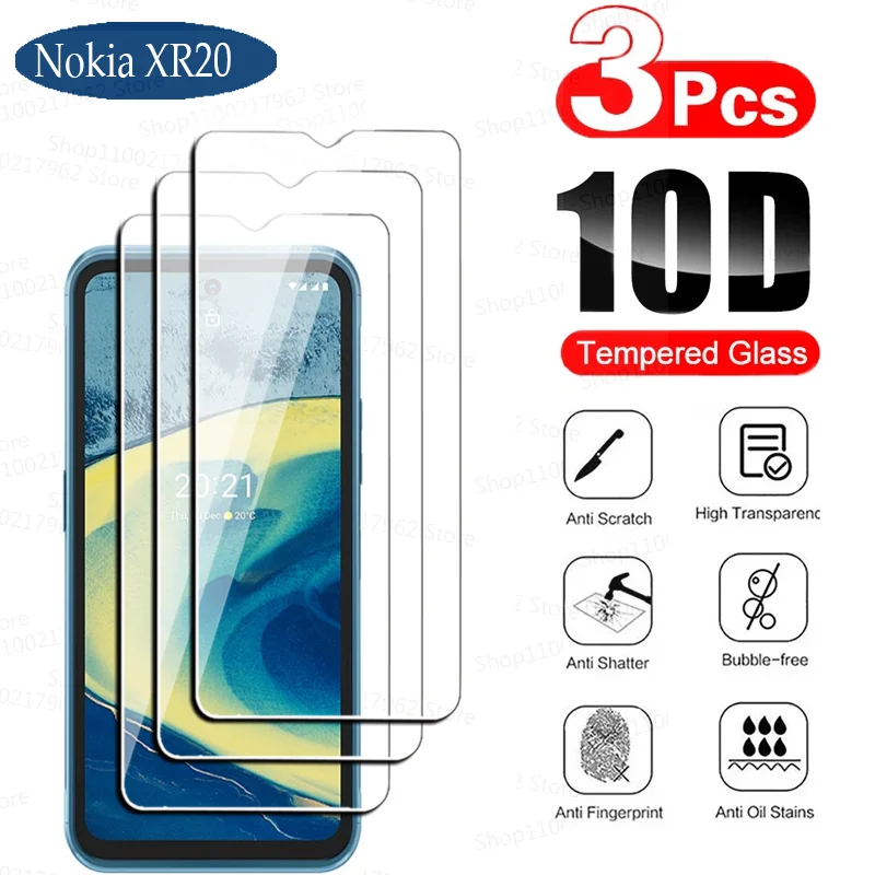 

Nokia XR20 C10 C20 C30 C200 C100 G300 Tempered Glass Screen Protectors on Nokia X100 C21 X10 X20 G11 Plus Protective Film