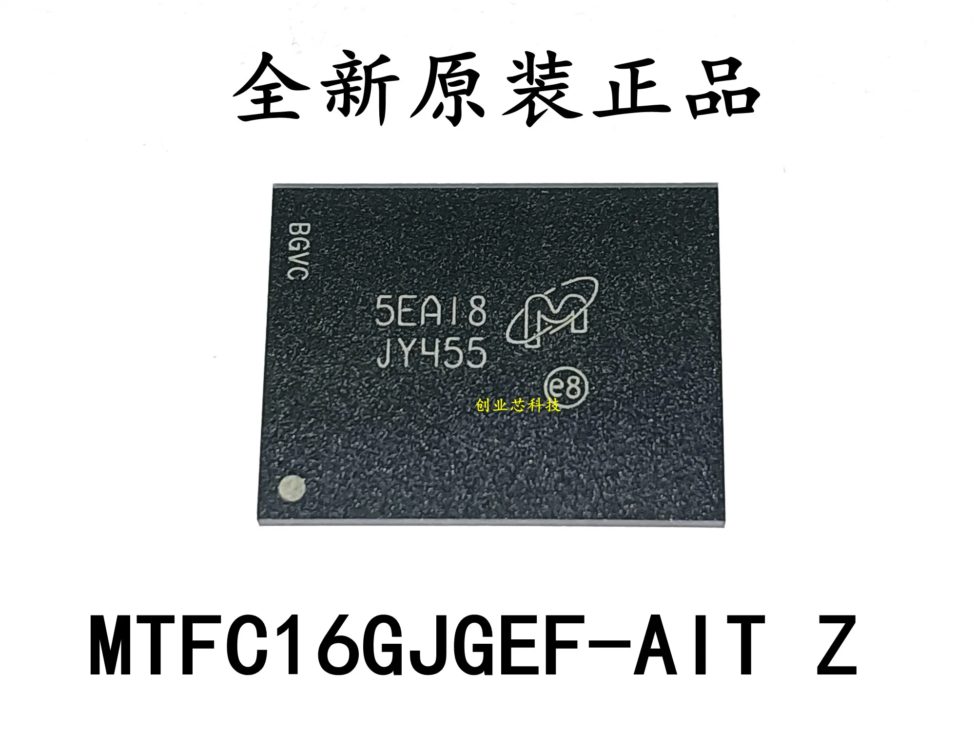 5pcs original new  silk-screenJY455 MTFC16GJGEF-AIT Z BGA169  Memory Chip