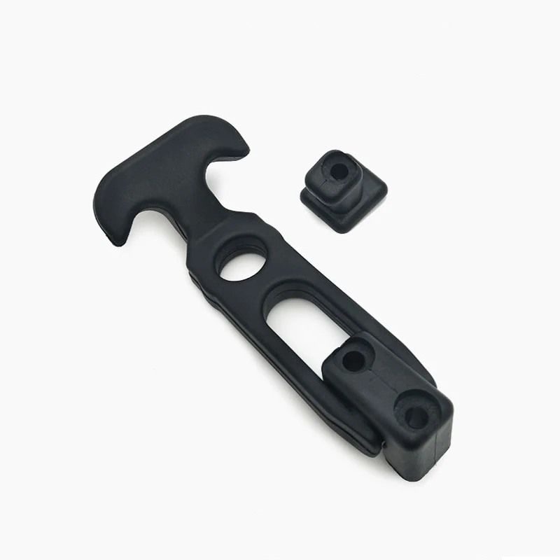 DK78 T-handle Rubber Flexible Draw Latches Fit For Toolbox /Cooler/Golf Cart/farm Machinery - Black  10pcs