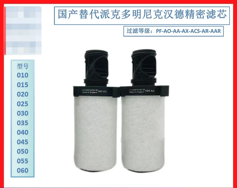 Прецизионный фильтр Parker Dominic 015AA 020AO 025ACS 040AA 045AO 050AOACS