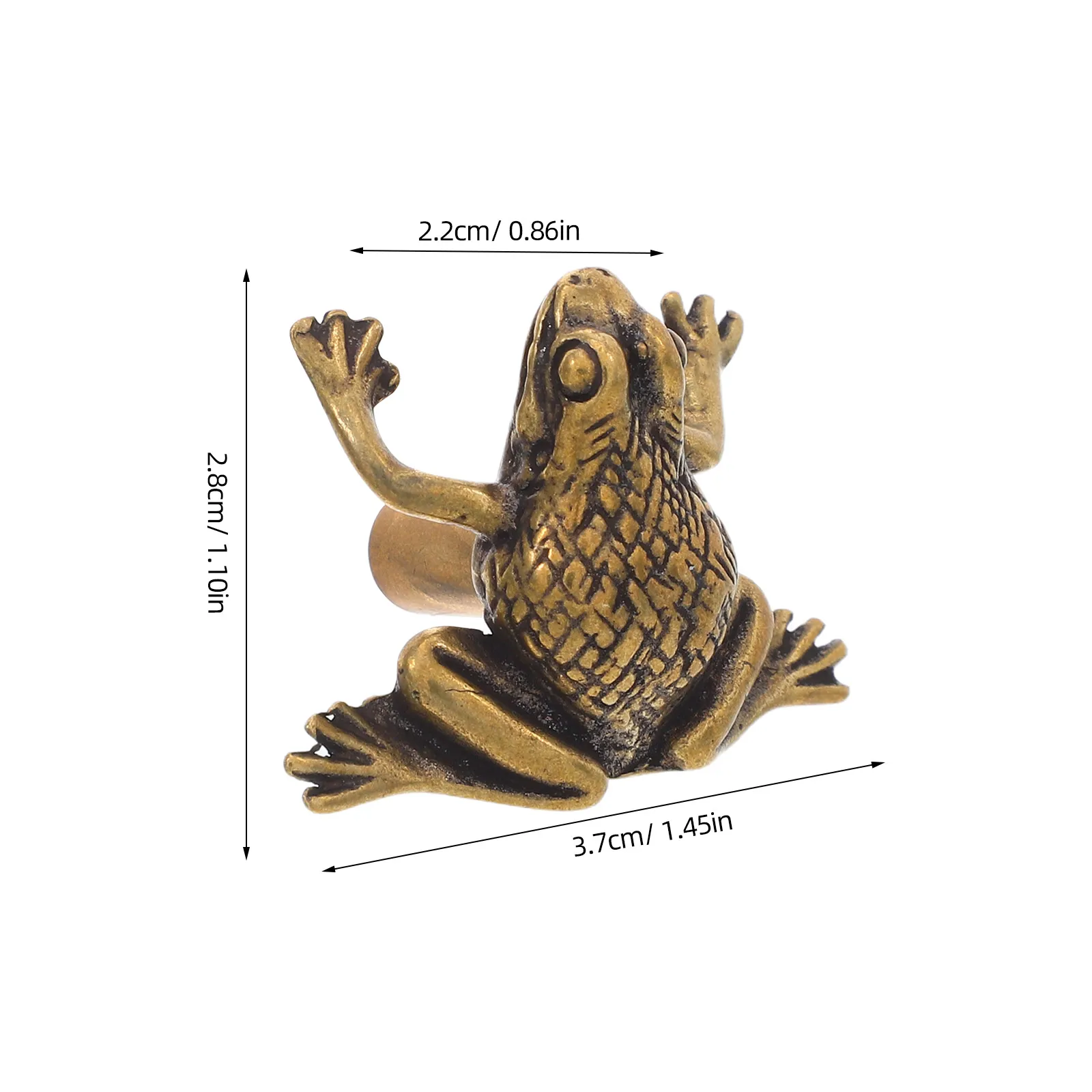 Латунные дверные ручки в виде лягушки в китайском стиле, сбор богатства, ретро жаба, латунная дверная ручка, медная фурнитура для двери шкафа для спальни