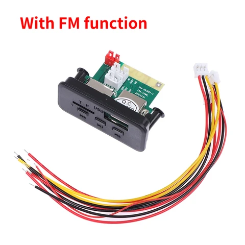 MP3-плеер декодер 12В Bluetooth 5.0 с поддержкой FM