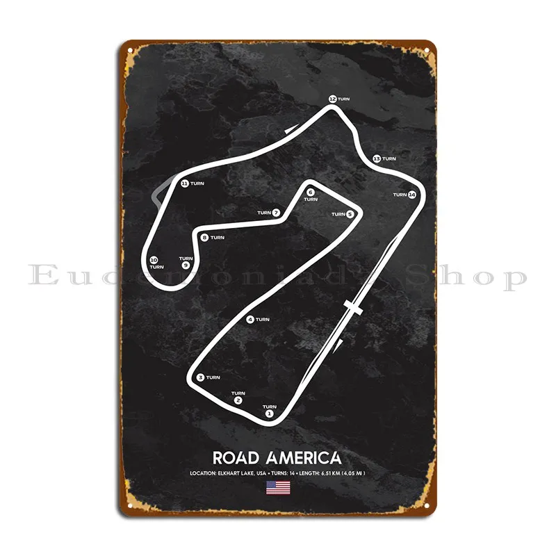 

Road America металлическая табличка, ржавый обычный кинотеатр, фотографический плакат