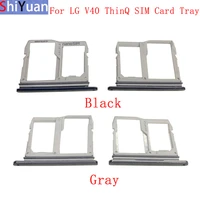 memory microsd card sim card tray parts sim card slot holder for lg v40 v50 v50s g8x thinq sim card tray replacement parts