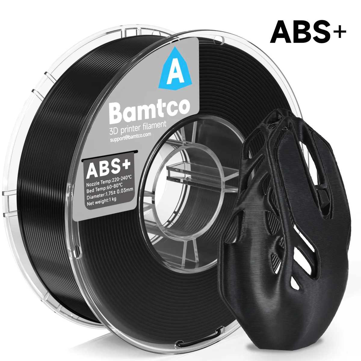 Нить Bamtco для 3D-принтера пластик ABS Plus низкий запах легко печатать высокопрочный